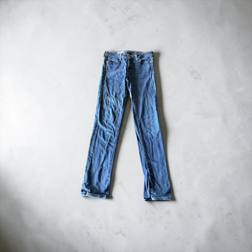 Adriano Goldschmied AG Jeans Womens 27R Blue Denim The Premiere Skinny Straight
